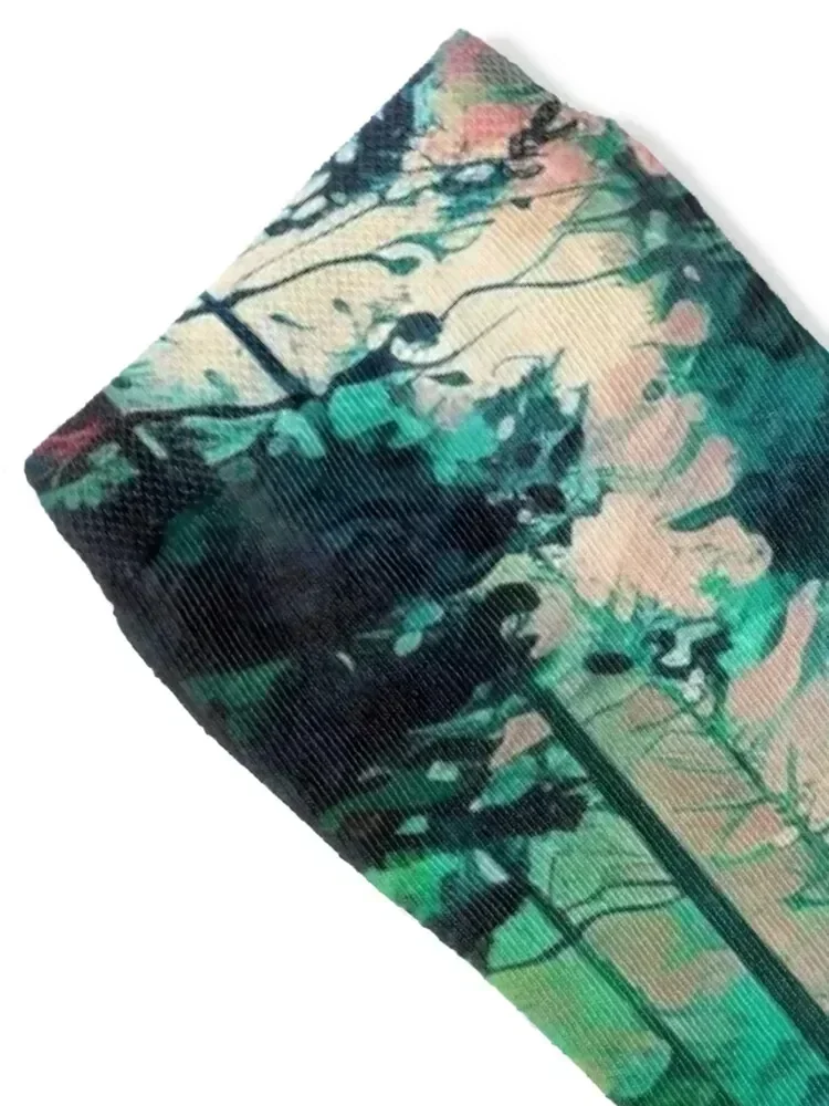 forest abstract Socks christmas gift compression Men's Socks Women's