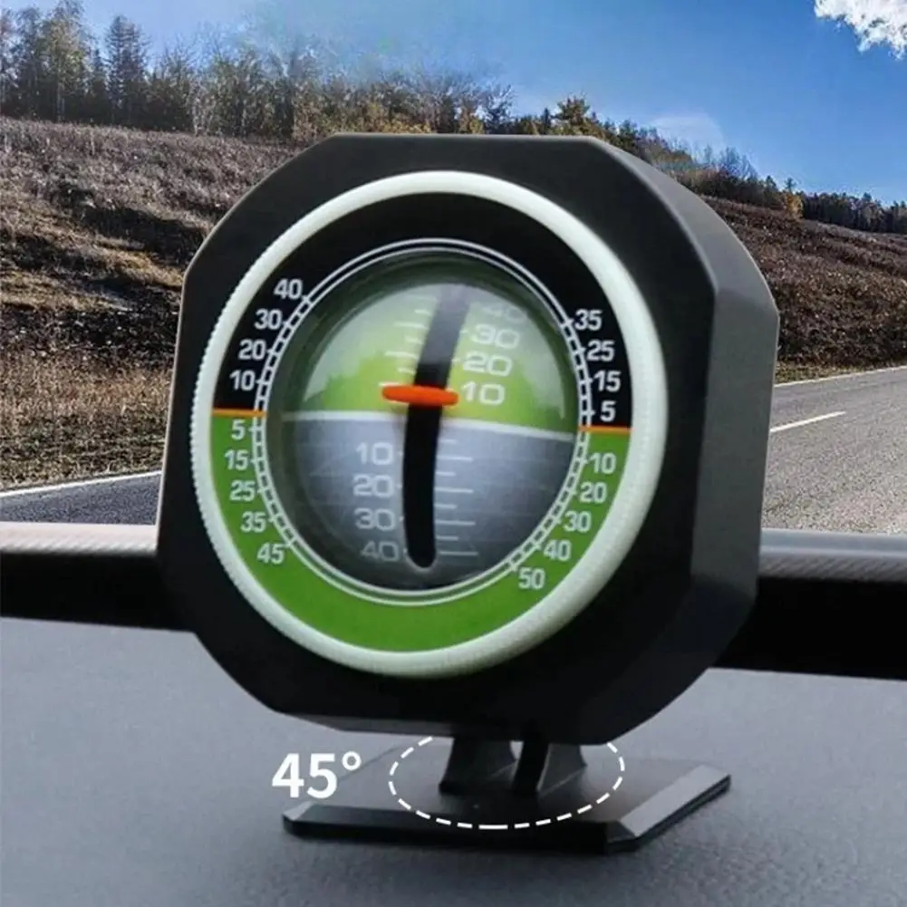 Vehicle-mounted Inclinometer Inclinometer Angle Auto Slope Meter Level Car High-precision Built-in LED Car Accessories