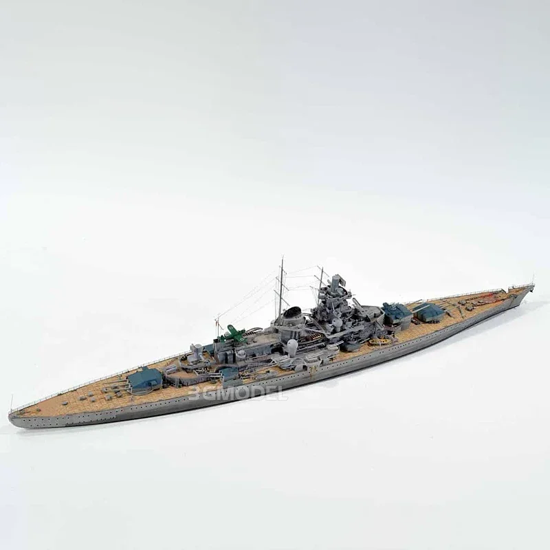 Kit de modelo de montagem de navio TAMIYA 77520 Battlecruiser alemão Gneisenau Water Line Série 1/700