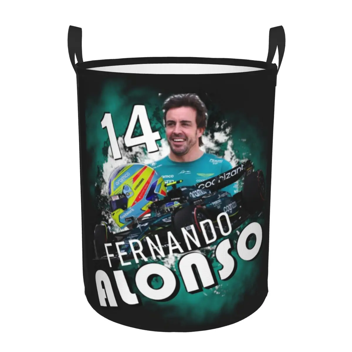 Alonso Motor Race Wasmand Opvouwbare Fernando Sportwagen Kleding Mand Voor Kinderkamer Kinderen Speelgoed Opbergtas