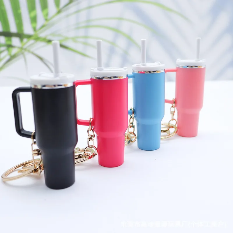 Simulated Cup Keychain Miniature cup pendant, bag accessory, prize