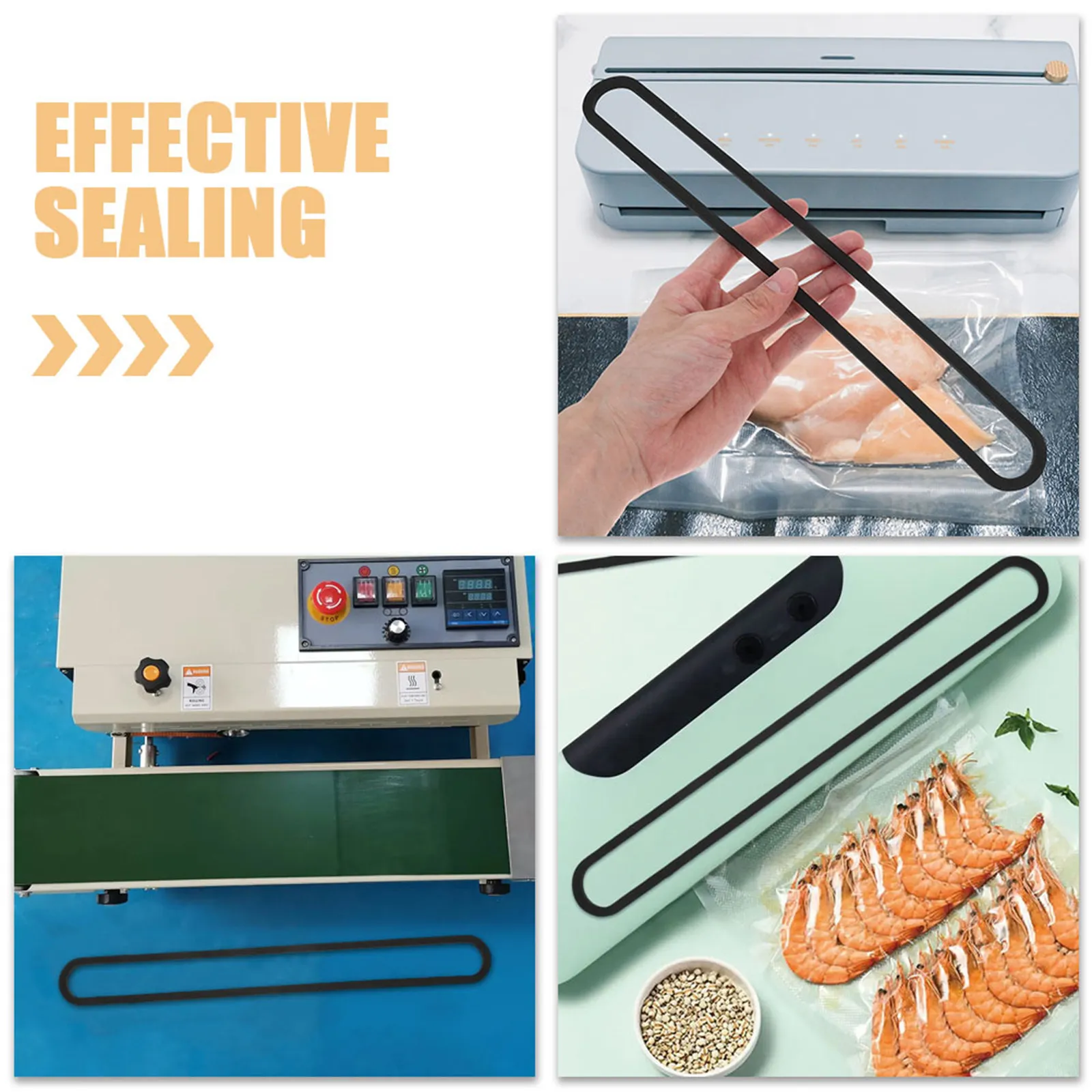 

Сменная пенопластовая уплотнительная лента для вакуумного упаковщика: надежная прокладка для герметизации, легко устанавливаемая, для вакуумных упаковочных машин