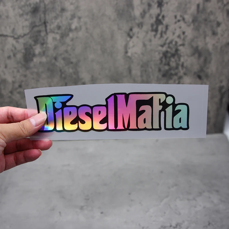 

1PCS DieselMafia Themed Sticker, Waterproof Diesel Culture Decal, Trendy Bold Styling Decor for Multi-Purpose Use