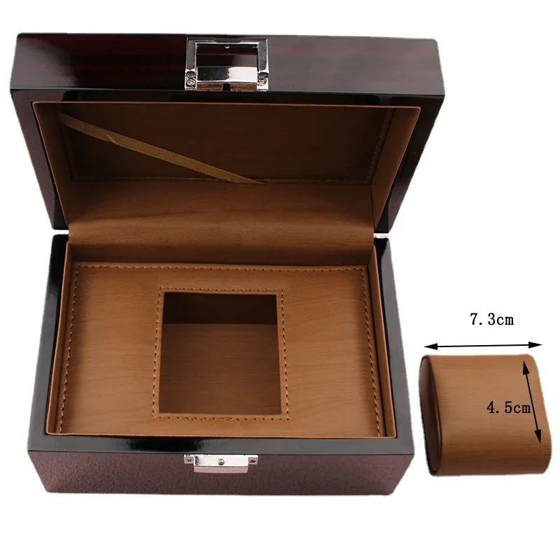 Premium Massivholz Lackierte Uhrenbox Schmuckaufbewahrung Hochwertige Vitrine für Uhren und Schmuck Premium Geschenkverpackung – Detail 5