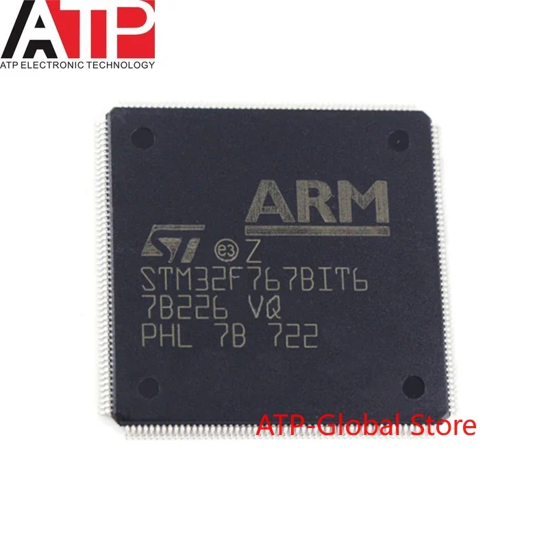 

Free shipping 1~100PCS STM32F767BIT6 LQFP-208 STM32F767 Microcontroller Chip IC Integrated Circuit Brand New Original