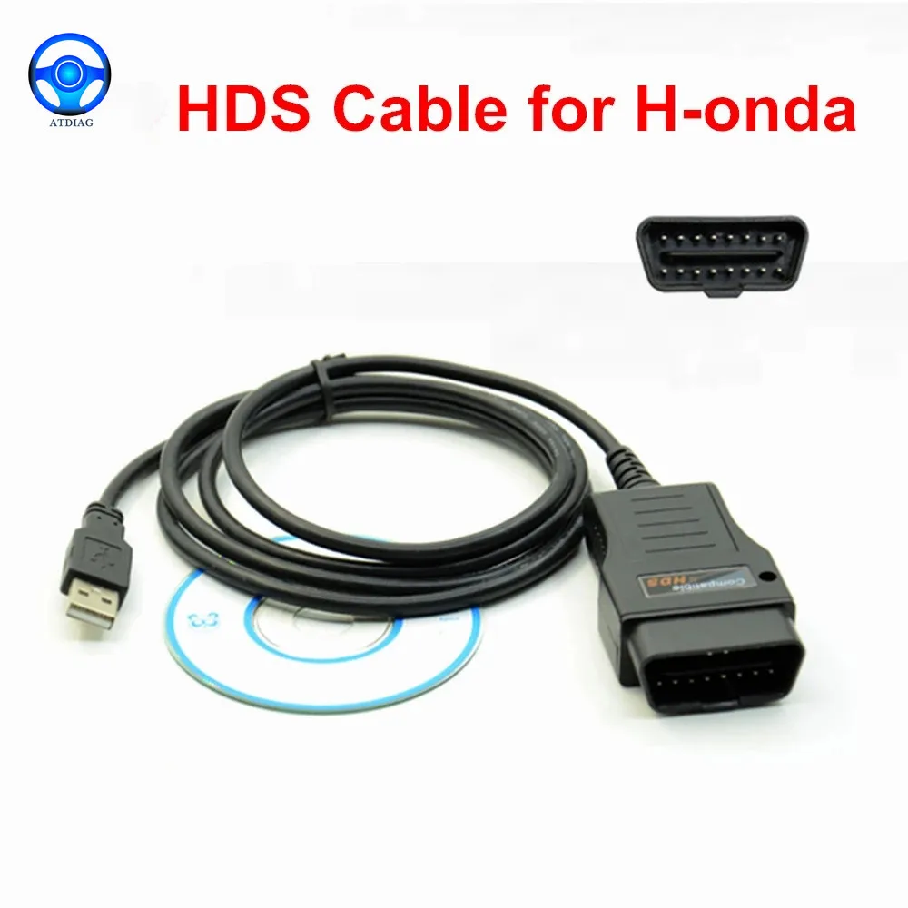 XHORSE HDS Cable OBD2 Diagnostic Cable For Honda HDS CABLE For K-Line/KWP/CAN Protocols Auto Diagnostic Tool Update By CD