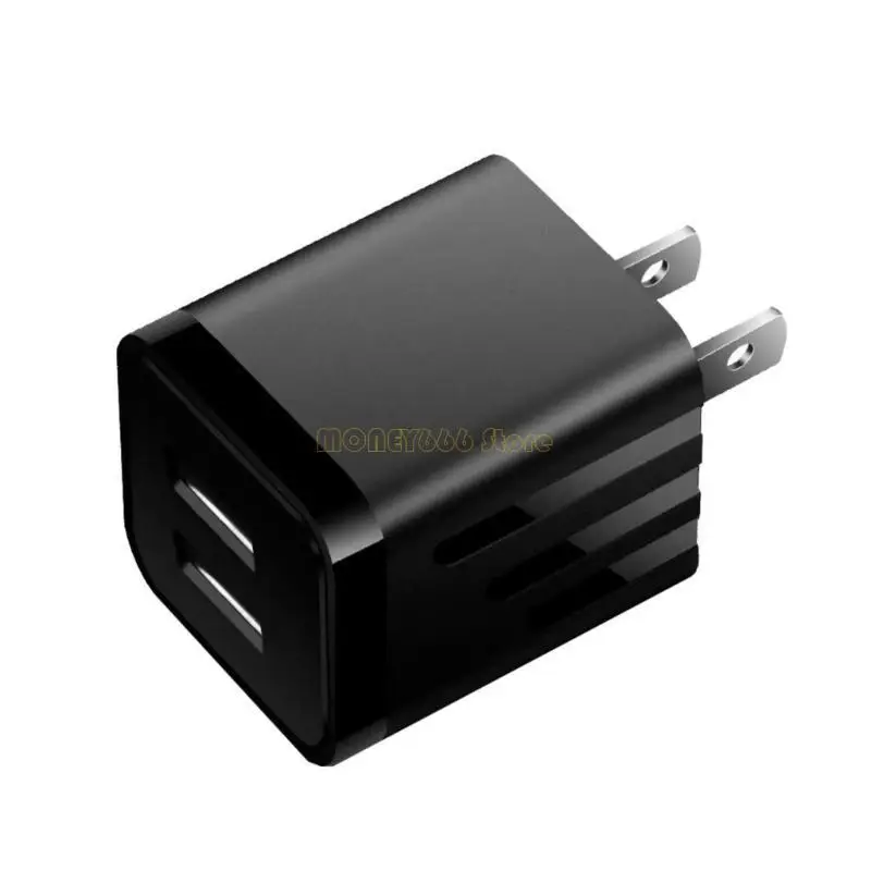 Caricatore USB a due porte portatili F62C con funzionalità sicurezza avanzate per ricarica rapida