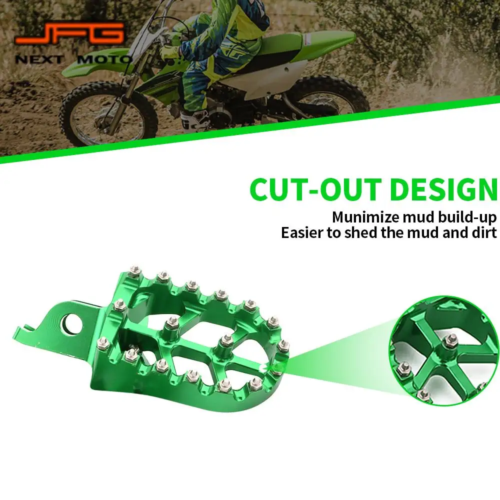 Foot Rests Footrest footpegs Pegs Pedals For Honda CR125 250 CRF150R 250R 250X CRF300L/RALLY KX250 450 KX250F 450F KX250X 450X