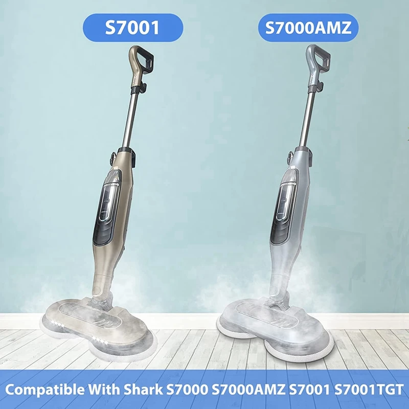 12 Pack S7000 Steam Mop Pads for Shark S7000AMZ S7001 S7001TGT S7000 Series Steam & Scrub All-In-One Steam Scrubbing Mop