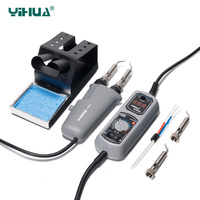 YIHUA 938D Tweezers Mini Soldering Iron Station Portable Hot Tweezer For BGA SMD Repairing Tweezer Iron Station 220V/110V  EU/US