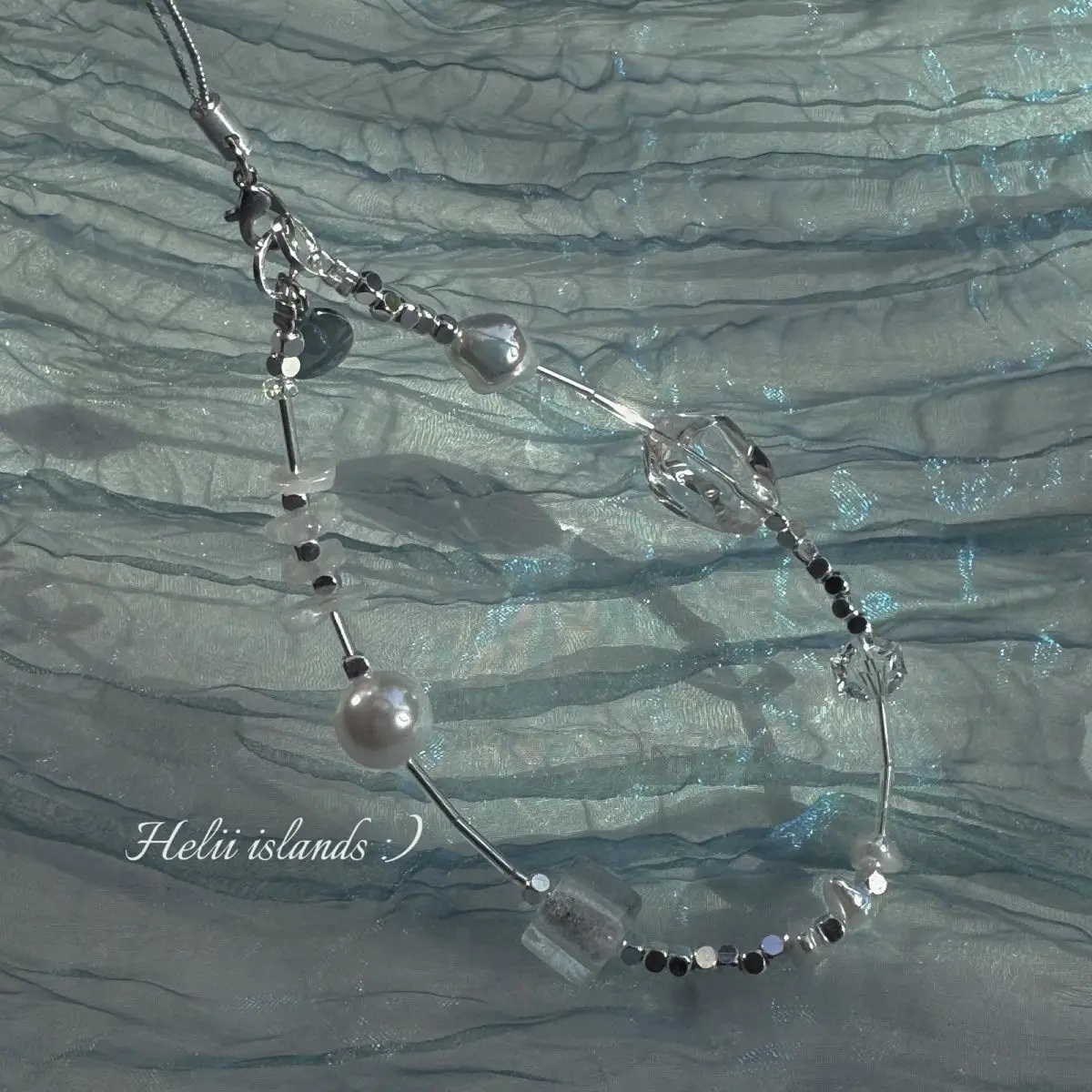 Minimalist High-End Pure Water Style Phone Case Charm Lanyard CCD Camera Card Album Decoration Creative Phone Wrist Strap