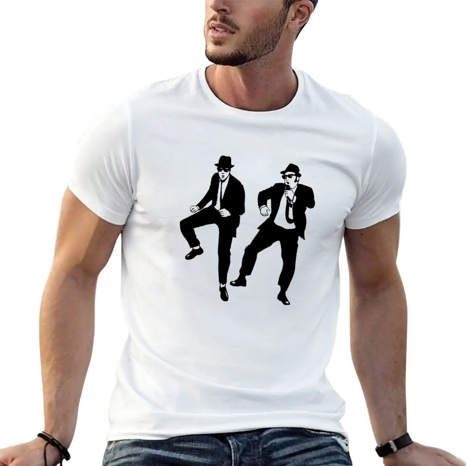 Vintage blues brothers and soul sisters shirt on a mission from god fan club sat 40 T-Shirt Casual Lightweight Short Sleeve Top