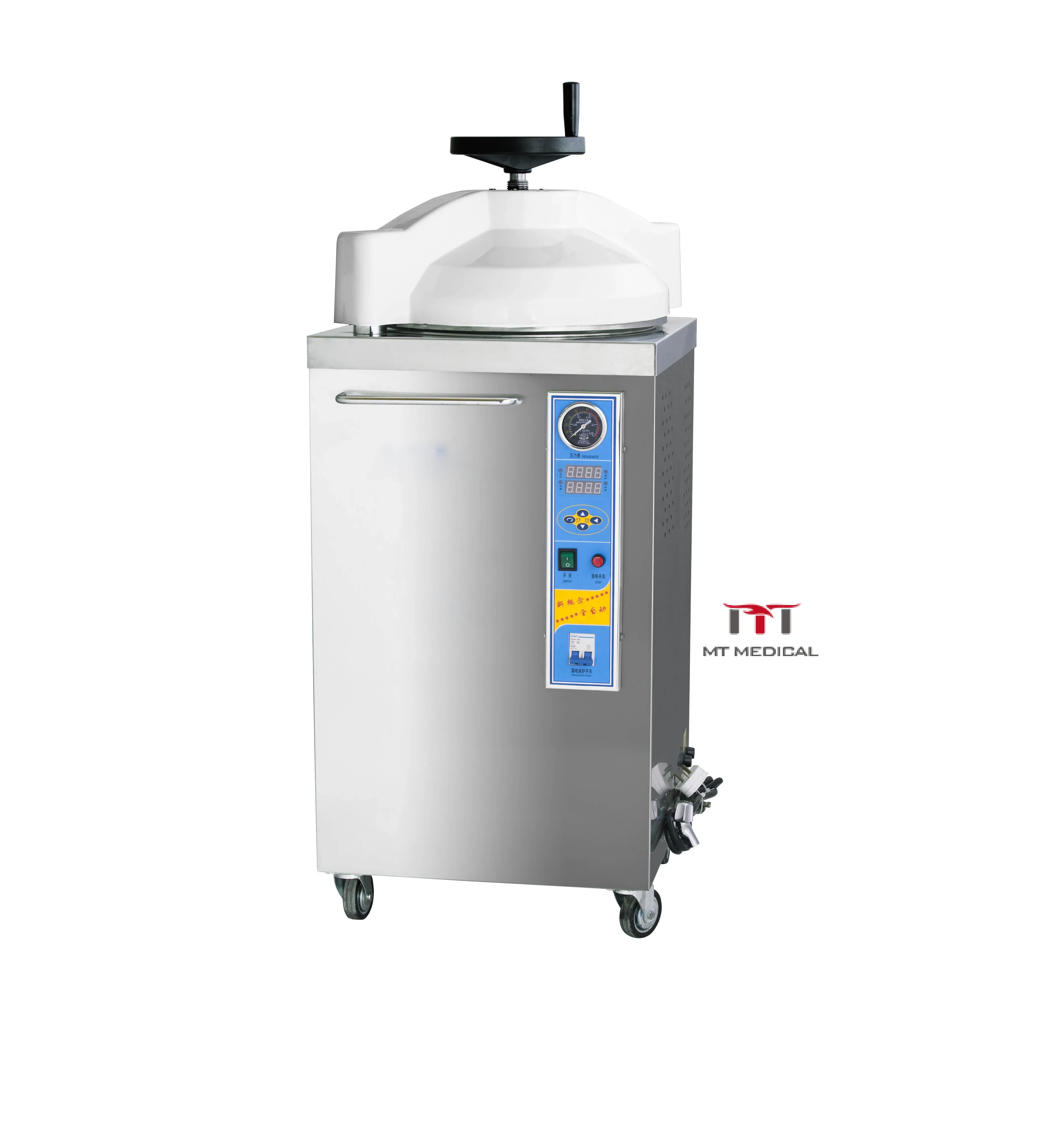 MT MEDICAL High Temperature And Portable Steam Sterilizer 75L 100L 120L For Medical Useportable Pressure Steam Sterilizer