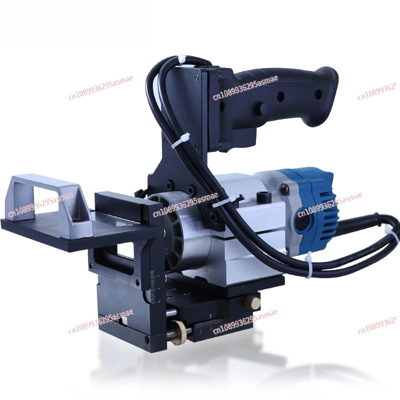 

2 in 1 Aluminum Alloy Trimmer Grooving Bracket - Invisible Fastener Side Hole Slotting Machine for Cabinet Wardrobe Door