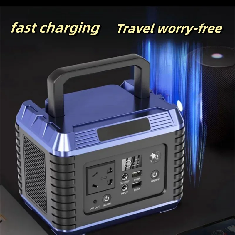 300W Portable Power Station 220V Power Bank 64000mAh Powerful External Spare Battery Generator Powerbank for Outdoor Camping New