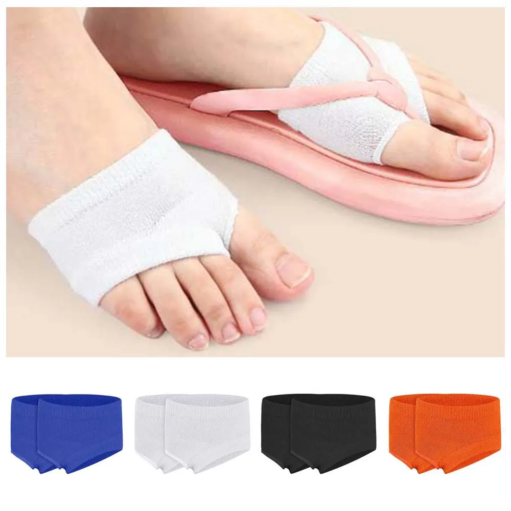 Cotton Forefoot Socks Comfort Padding Half Yard Insoles Toe Splitter Boat Socks Prevent Abrasion Support Forefoot