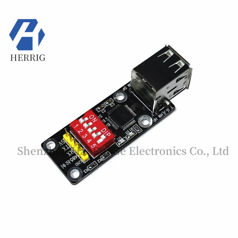 

1PCS Keyboard and mouse, barcode scanner to serial port, HID to serial port module, ch9350 module, KVM extension, synchronizer