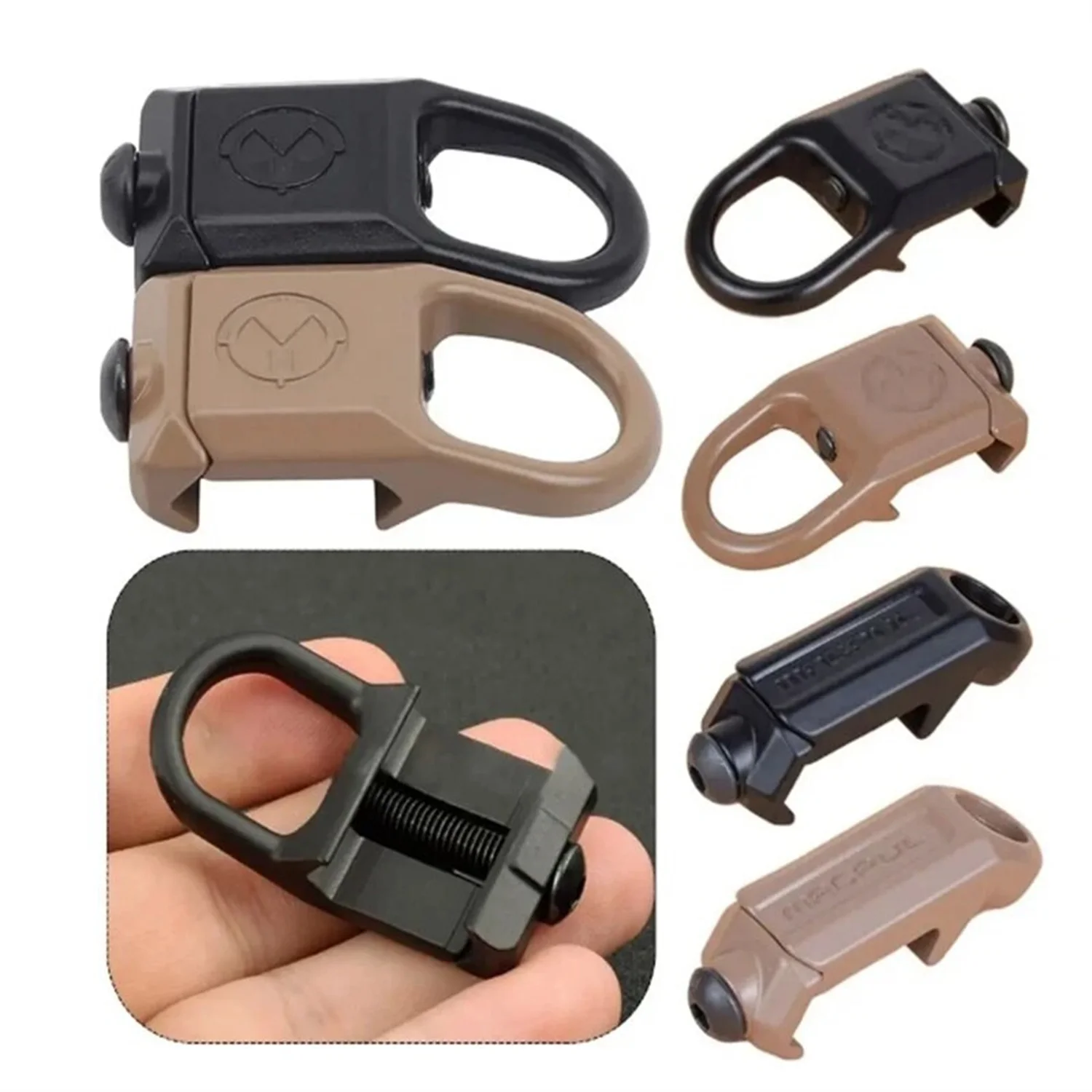 Strap Buckle Buckle QD Magap Strap Buckle 20mm Rail Toy AccessoriesRSA Rail Mount Sling Adapter Loop