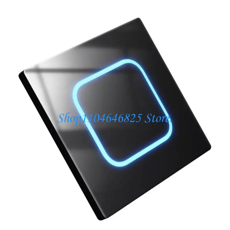 1/2/3/4 Gang Wall Button Light Switches LED Indicators Reset Point Power Switches Replacement Wall Light Button Switches