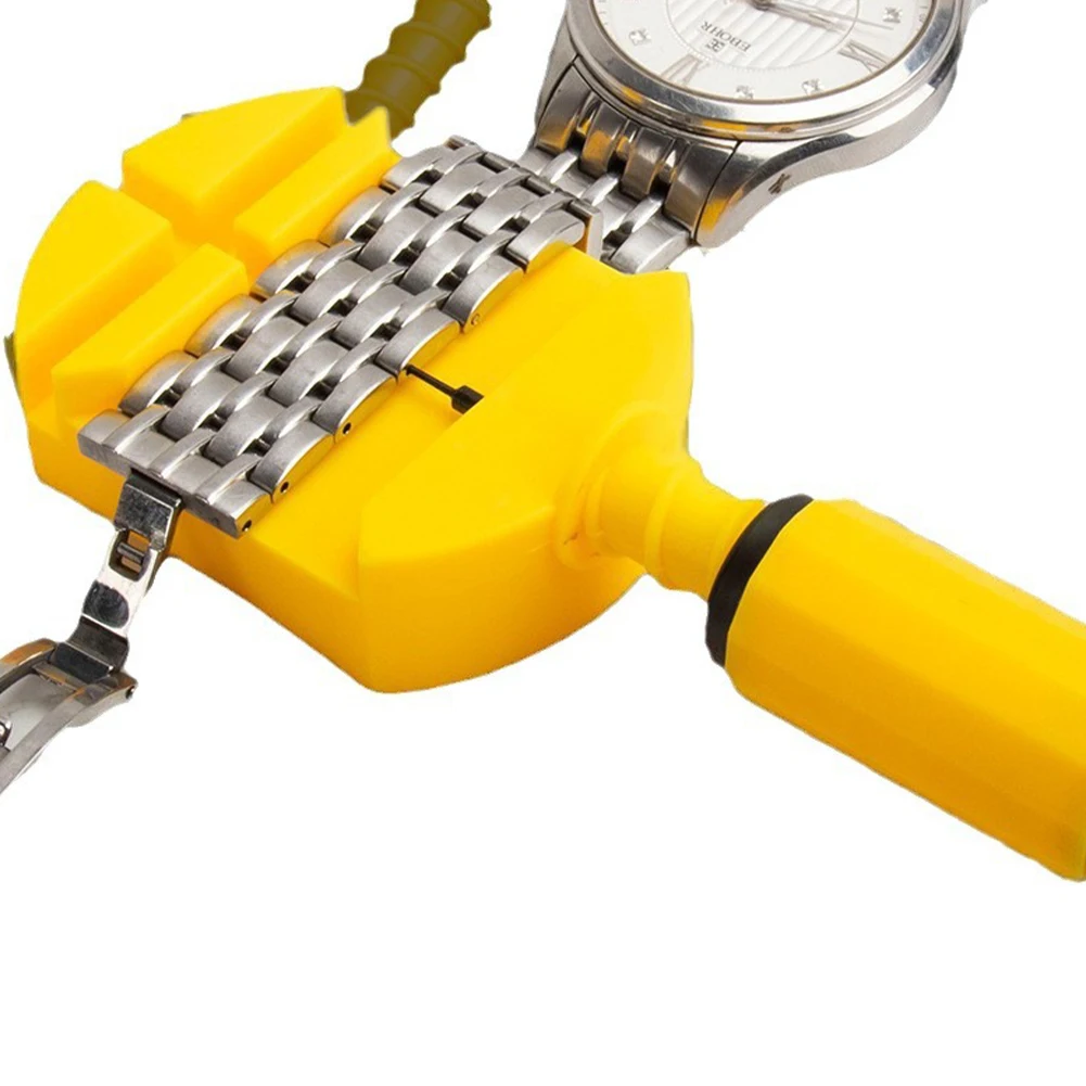 أداة ضبط طول الساعة لحزام السوار لصيانة المجوهرات وإزالة دبابيس ABS + الفولاذ المقاوم للصدأ بأمان
