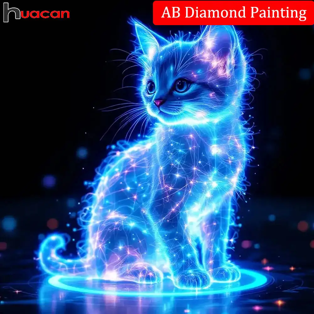 Huacan Diamant Malerei Tier Hund Neuheiten Diamant Mosaik Cartoon Mirroe Kunst Wohnkultur Diy Geschenk Strass Bilder