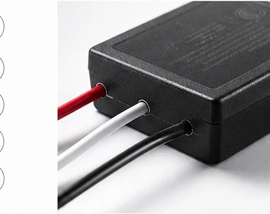 1Pcs Desk Lamp Adapter USB Black Professional Power Adapter for Table Light Charger Long Life Portable Home Office Use