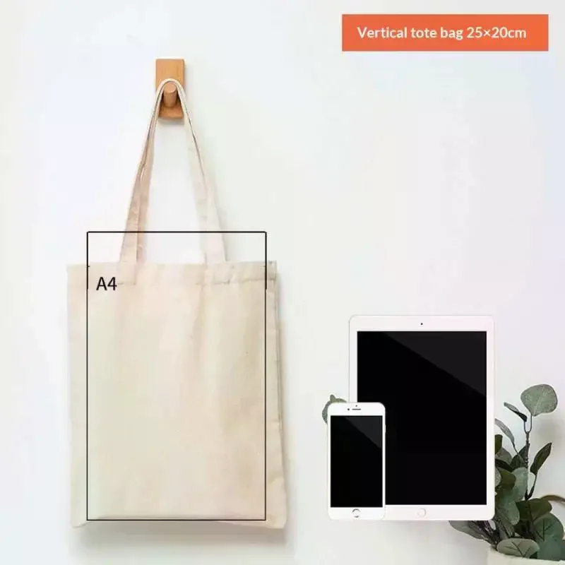 Blank Reusable Foldable Shoulder Handbag Eco-Friendly Women Ladies Large Canvas Tote Bag For Market Shopping Bags