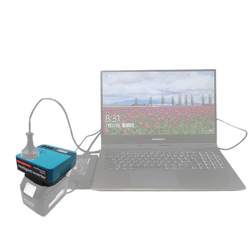 Tool Parts For Makita 18V Lithium Battery For Milwaukee For M18 For DeWalt For DaYi 220V Intelligent Inverter USB Power Bank