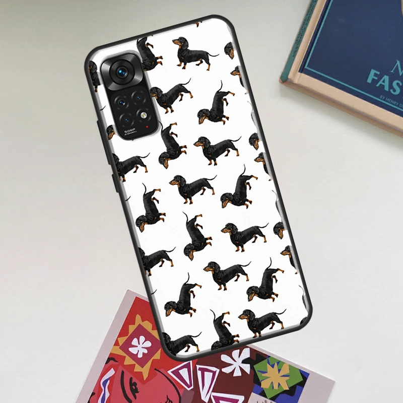 Dachshund Sausage Dog Case For Xiaomi Redmi Note 12 Pro Plus 8 9 10 11 Pro 8T 9S 10S 11S 12S 9C 10A 10C 12C Cover
