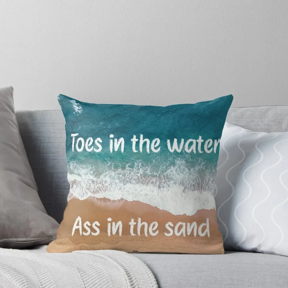 

Toes in the Water Zac Brown Band Quote Poster Throw Pillow Decorative Sofa Cushion Couch Pillows Pillow