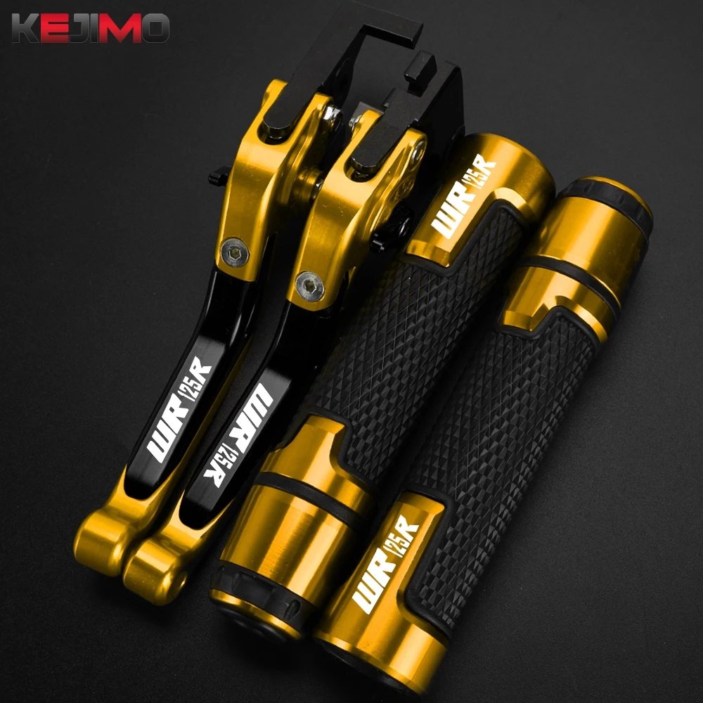 

WR125R 2024 2023 CNC Adjustable Brake Clutch Lever Hand Grips Handlebar Ends Motorcycle For Yamaha WR125 X/R 2012-2016 2020 2017