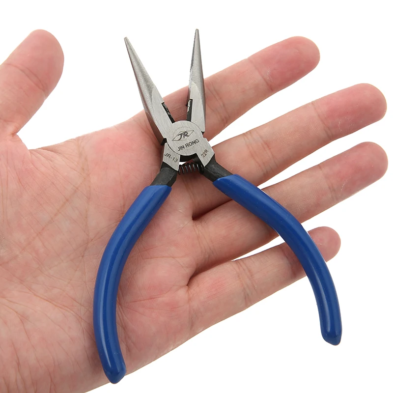 High Quality Mini Long Nose Needle Pliers  Jewelry Tools Medium Carbon Steel 13cm Needle Pliers For Jewelry Making Accessories