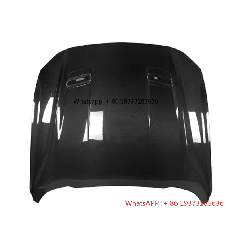 

OEM Style Forged Carbon Fiber Front Engine Bonnet Hood Vent for Ford Mustang 2015-2017 2018-2023
