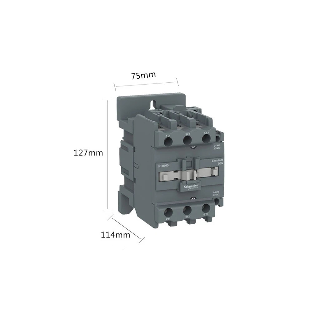 Ac Three-stage contactor LC1N0901M5N Voltage 220v normally open and closed