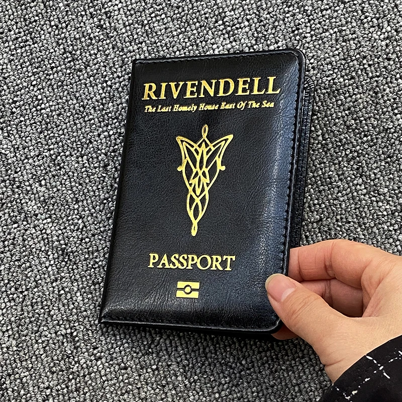 New Passport Cover Rivendell Travel Wallet Pu Leather Case for Passport