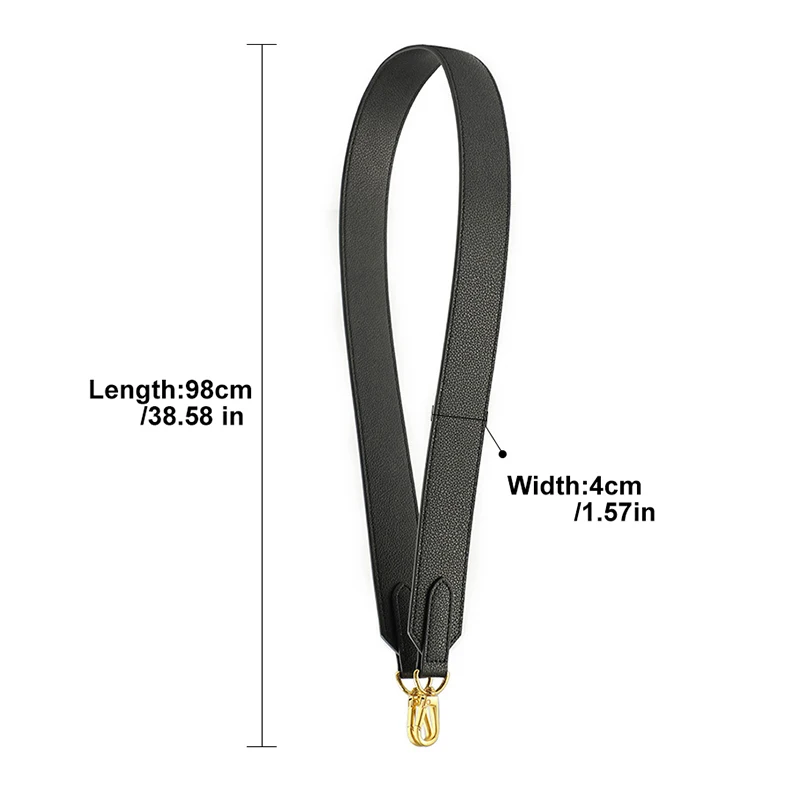 98cm Top Leather Shoulder Wide Belt Bright Leather,Lychee,Sheepskin Patterns For Female Shoulder Crossbody Bag Belt Replacement