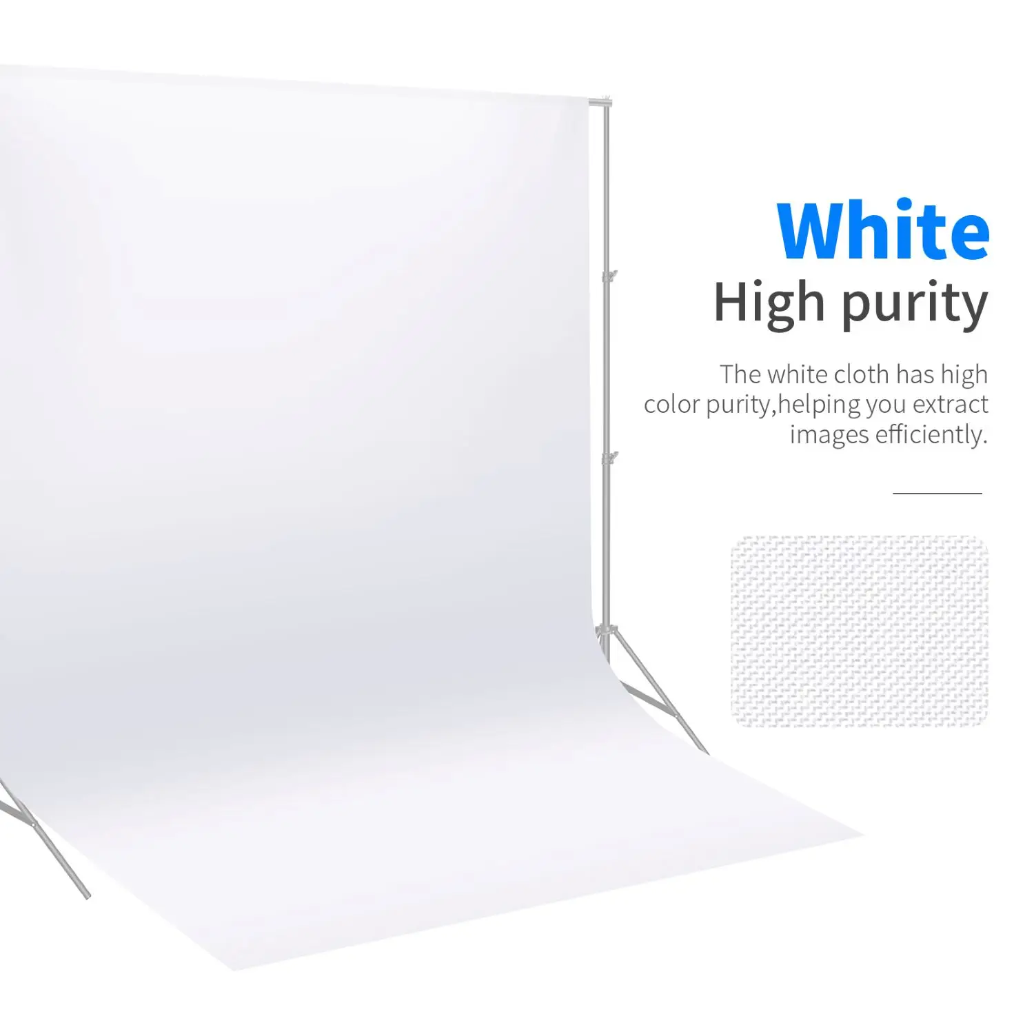 Neewer 6x9 ft Photo Studio 100 Percent Pure Polyester Collapsible Backdrop Background for Photography, Video and Television