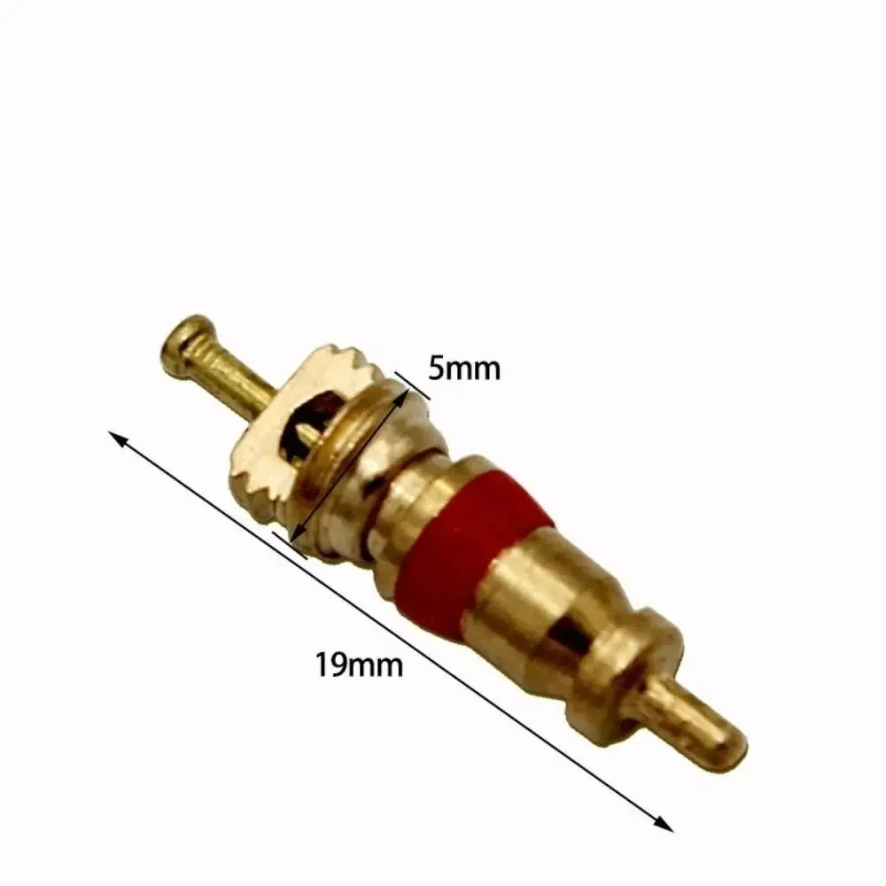 100pcs Copper Tire Valve Core Replacement Tire Repair Tool Tire Exhaust Valve Car Truck Bike Motorcycle Wheel with Zinc Plated