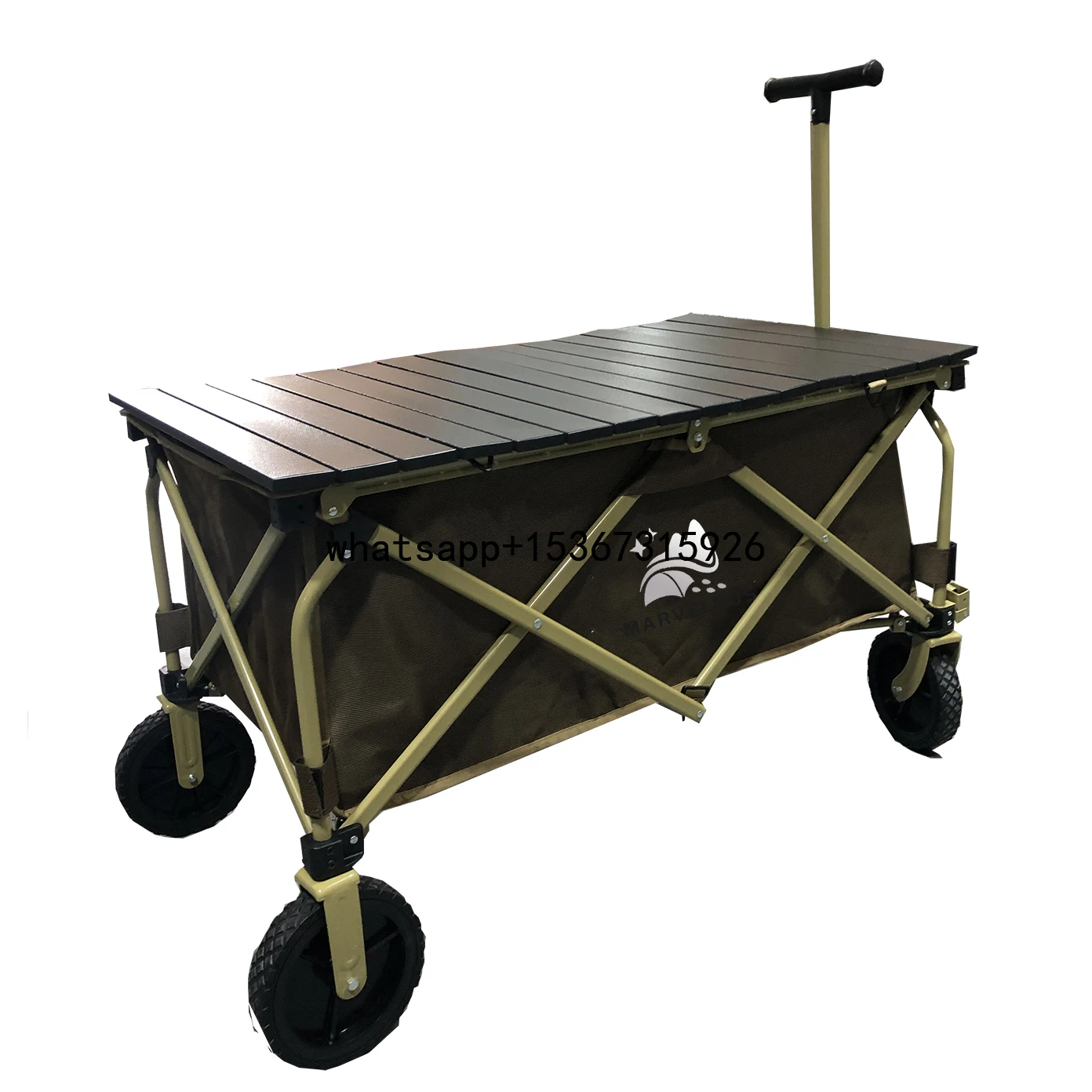 Trolley Camping Folding Trolley Wagon Foldable Wagon Trolley Outdoor Camping Folding Wagon