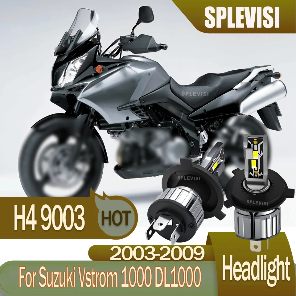 

Waterproof IP68 H4 9003 motorcycle Headlight Lifespan 60000hrs For Suzuki Vstrom 1000 DL1000 2003 2004 2005 2006 2007 2008 2009
