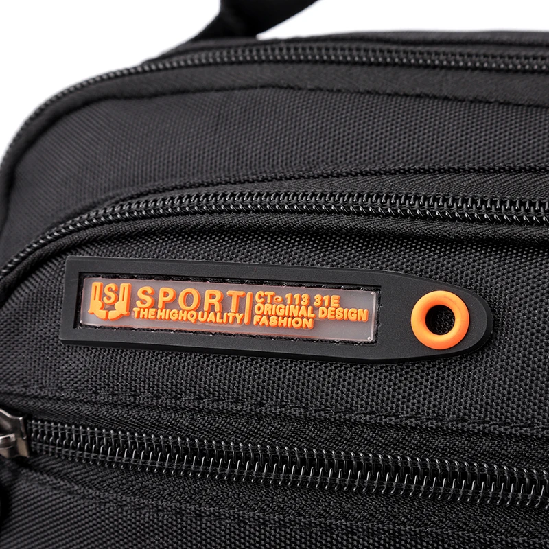 Multi-Pocket Oxford Messenger Bag for Men – Roomy Crossbody Shoulder Pack for Office Travel & Everyday Carry