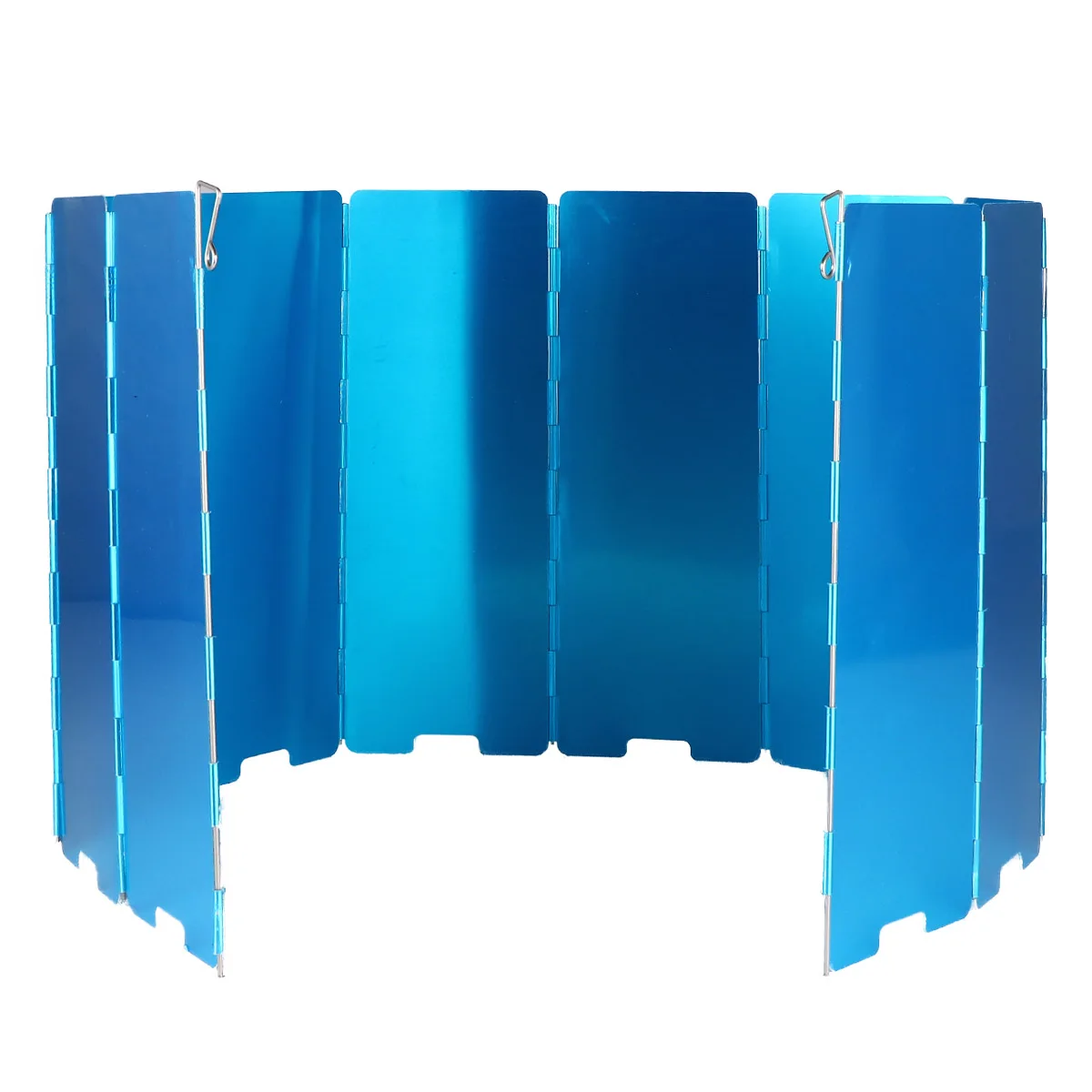 

10pcs Stove Windscreen Aluminum Alloy Foldable Portable Camping Hiking Outdoor Cooker Windshield Screens Save BBQ