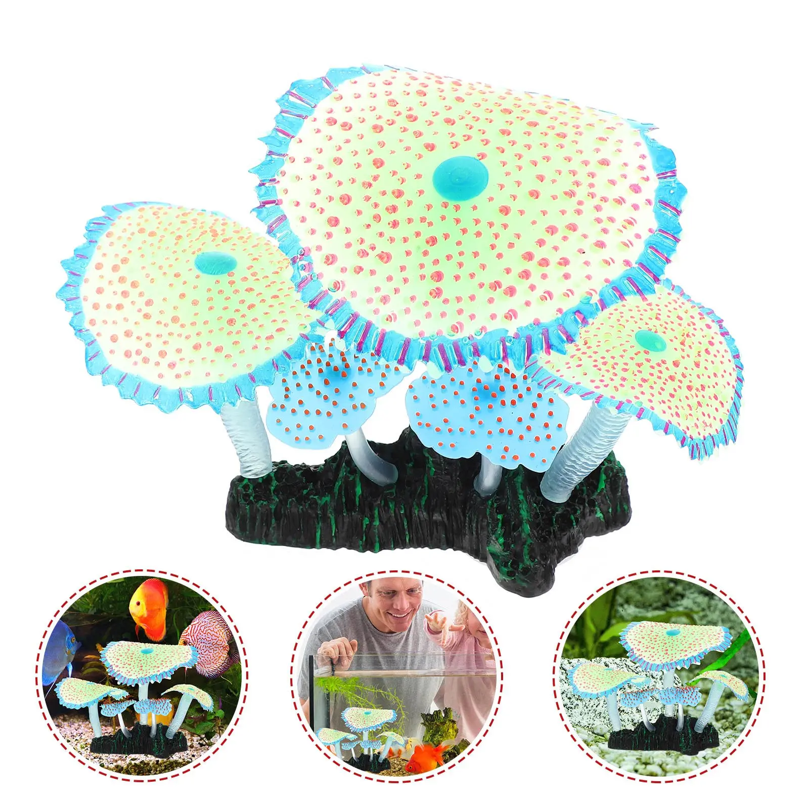 

Искусственный коралл для аквариума: реалистичная форма, безопасный материал, декор для аквариума, создающий естественную атмосферу