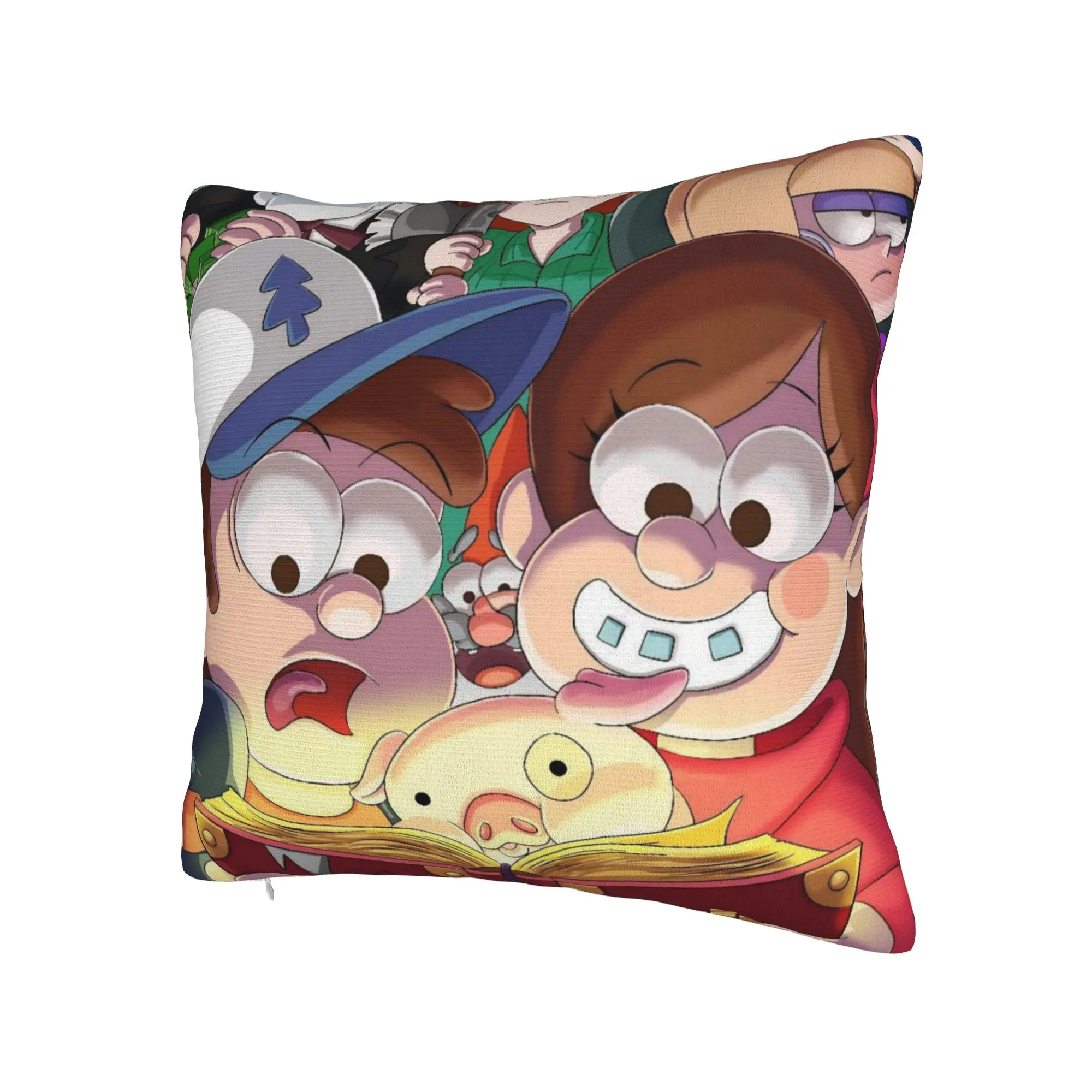 Decorative Pillow Covers G-Gravity Falls Product Seater  Pillow Case Cover Zipper Multi-Size