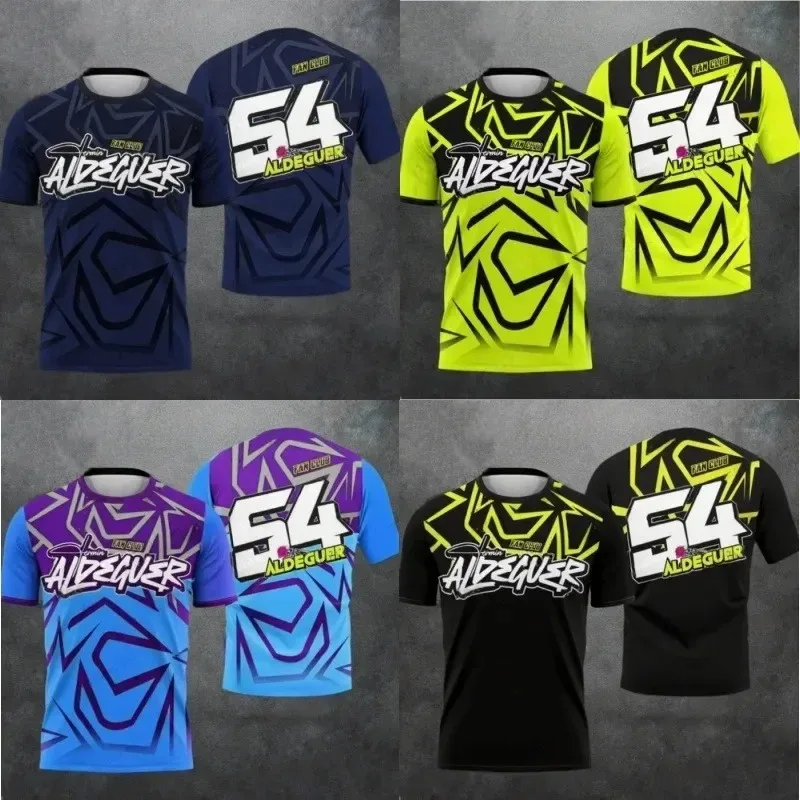 2026 New Motorcycle Racing Team Short Sleeve T Shirt Quick Dry Breathable Fabric 54 Family Style Adults Kids Short Sleeve Tee