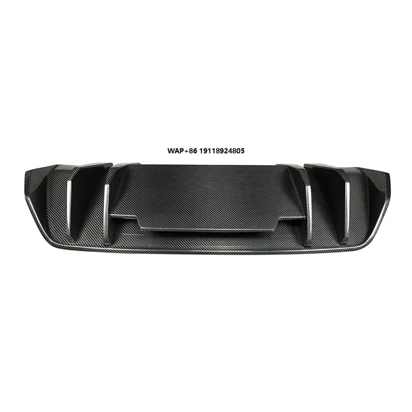 

V Style Dry Carbon Fiber Body Kit Rear Bumper Diffuser Lip for R8 Carbon Fiber 2017-2019