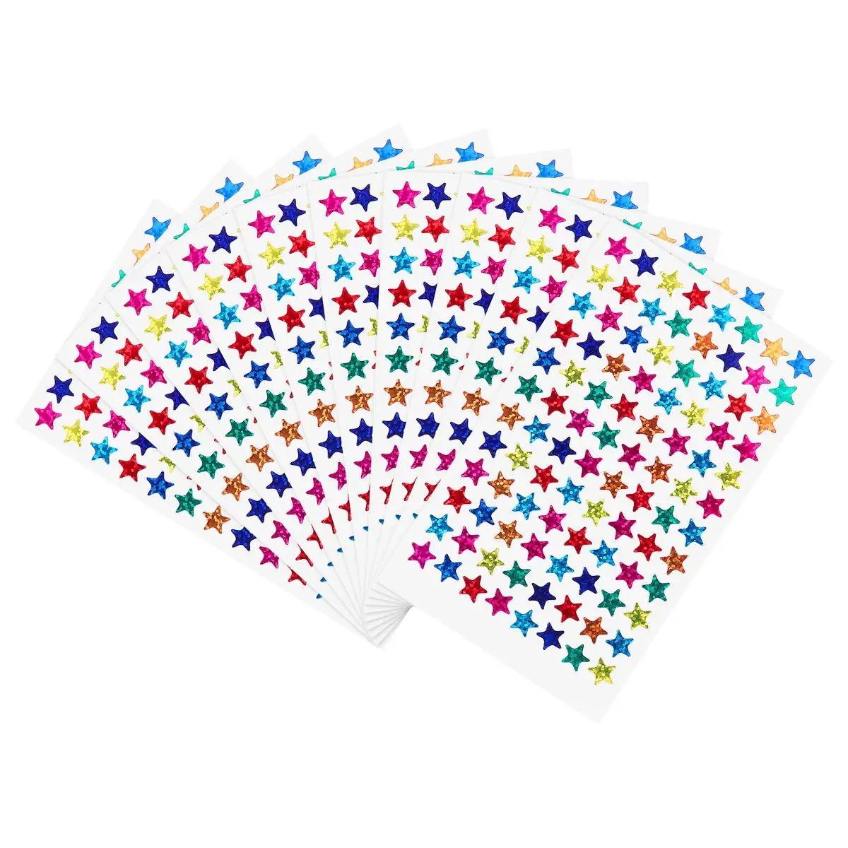 

960 Pcs Star Stickers Self Adhesive Students Rewards Valentine Decor DIY Crafts Sparkle Star Stickers Folder Labels