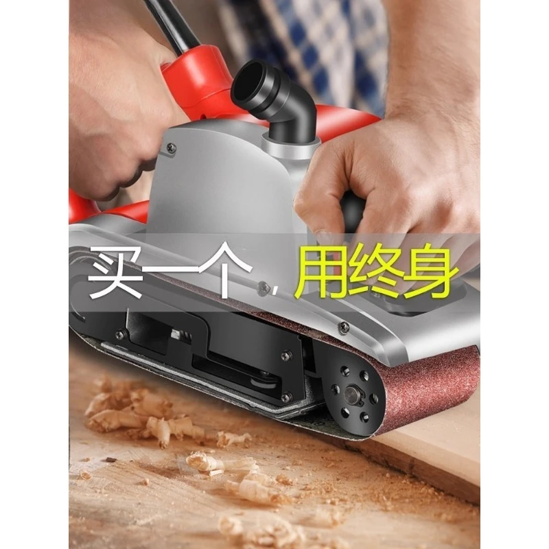 DIY Industrial Belt Sander,Mini Handheld Grinder For Wood,Metal & Knife Polishing