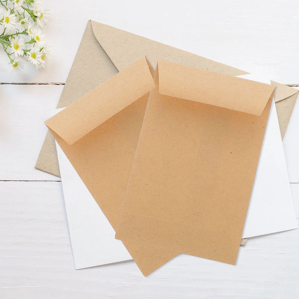 120 Pcs Seed Envelope Envelopes for Seeds Chinese Style Storage Blank Kraft Paper Small