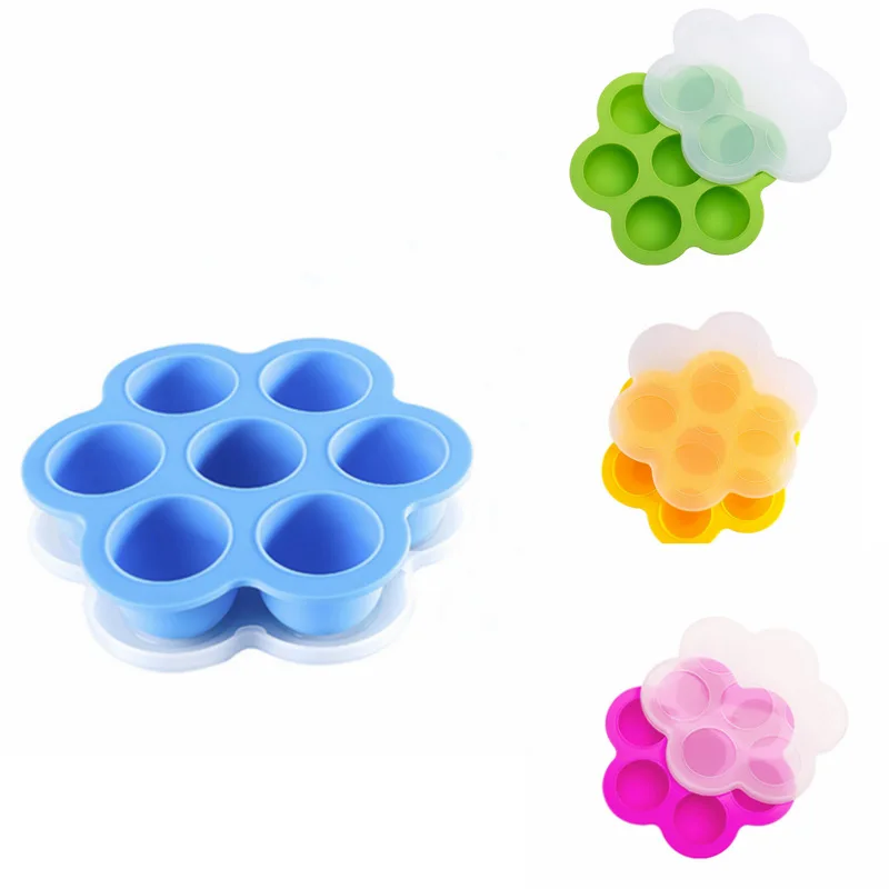 Silicone Baby Food Container Freezer Tray Crisper Baby Food CInfant Making Mold Storage Box Food Container Storage Food Contain